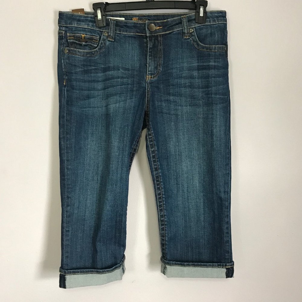 Kut from the Kloth Natalie Cropped Cuffed Capris